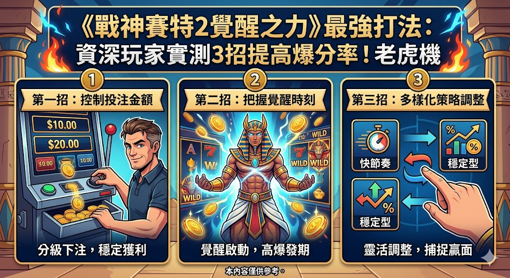 《戰神賽特2覺醒之力》最強打法：資深玩家實測3招提高爆分率！