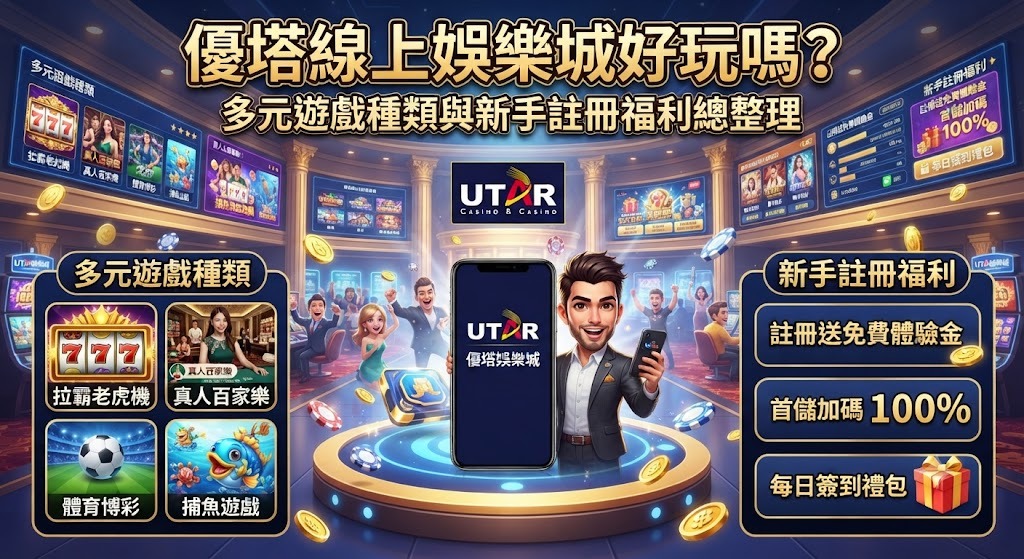 多元遊戲種類與新手註冊福利總整理
